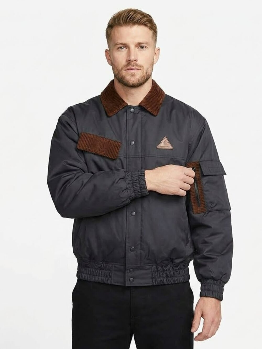 🔥 Nike Kyrie Irving "Journey Reward" Protect Basketball Bomber Jacket sz L🔥